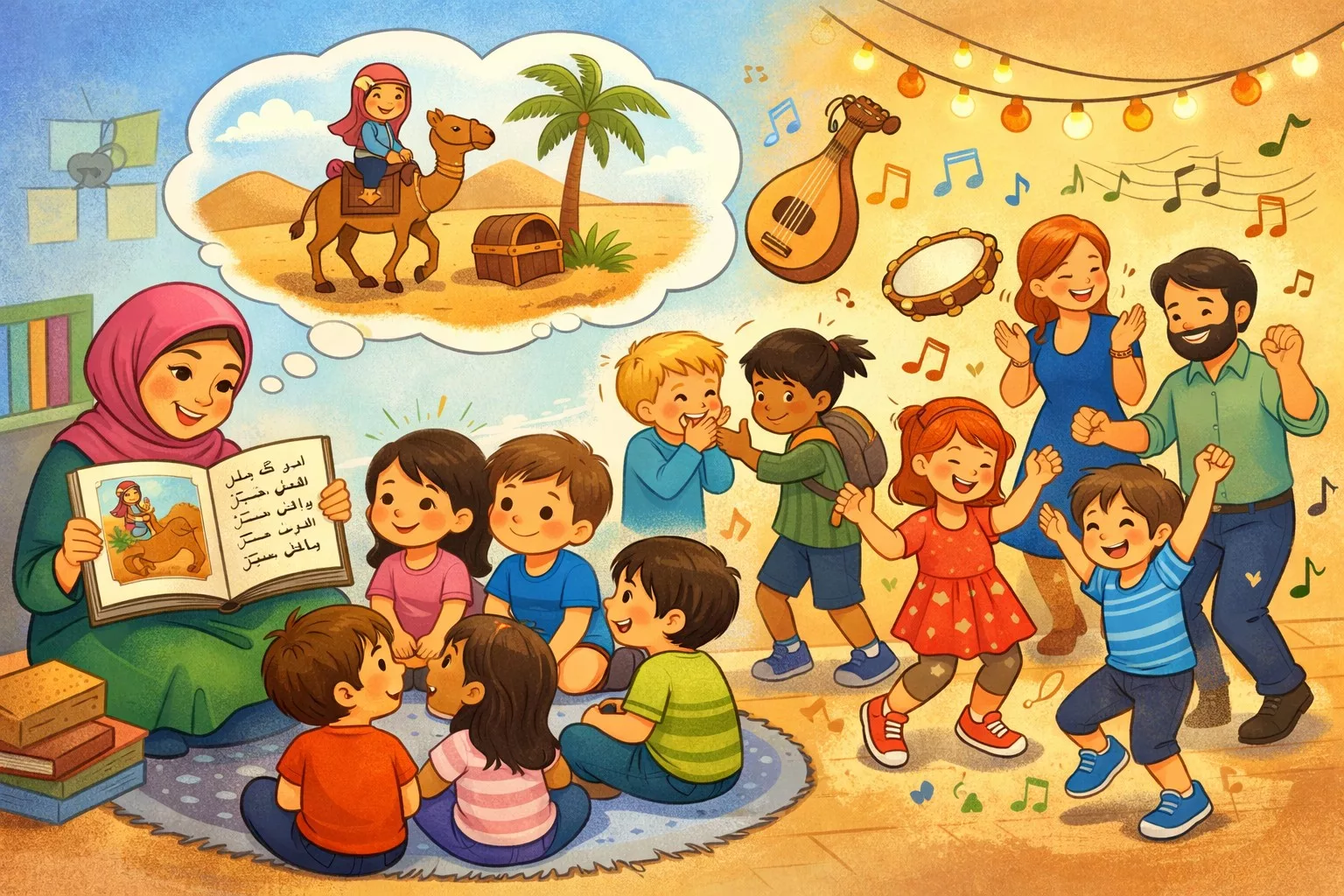 Tag der Muttersprache in der Kita Weltenbummler