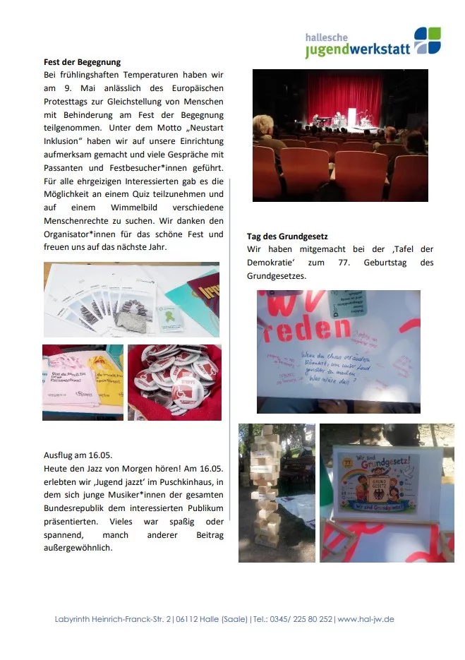Bild Seite 3 Newsletter Labyrinth Juni 