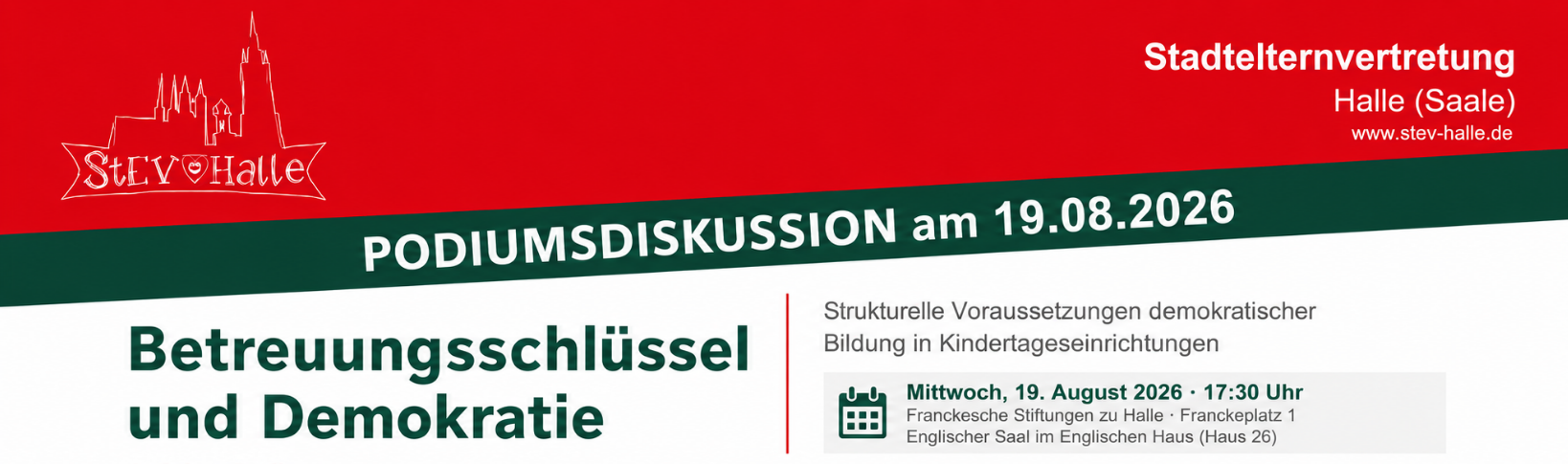 Einladung zur Podiumsdiskussion